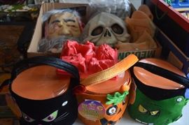 Vintage Halloween Masks and other Halloween items