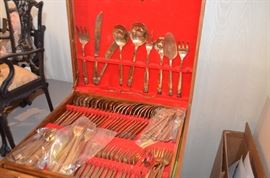 Gold-plated Flatware set 