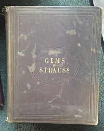 1824 copy of Gems of Strauss 