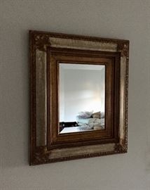 Gold gilded mirror