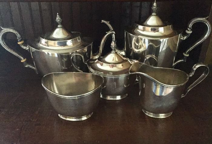 International sterling silver coffee and tea service