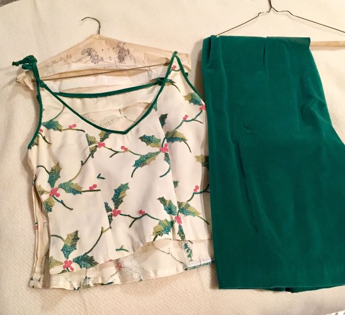 Vintage handmade holiday outfit 