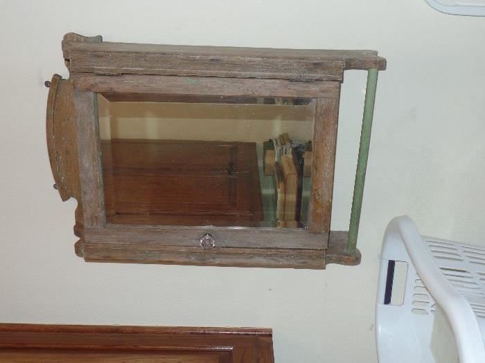Mirrored door Decor cabinet