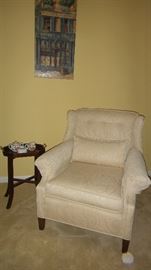 Vintage Arm Chair, Excellent Condition, side Server table