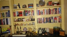 Books and household decor