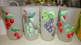 vintage Glasses, Vintage Bar Ware