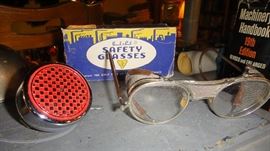 Vintage Bausch & Lomb Safety Glasses, Vintage Bike Bell
