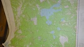 Large Maps, Yellowstone National Park, 1960's
