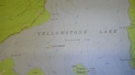 Large Maps, Yellowstone National Park