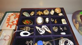 Brooches, Pins, Vintage Costume Jewelry