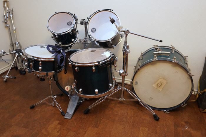Assorted Tama drums