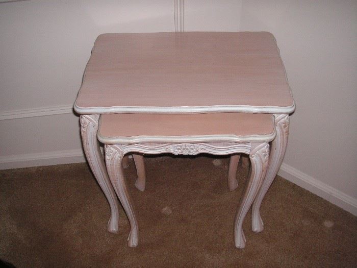 French style nesting tables.  There are 2 pairs of these.