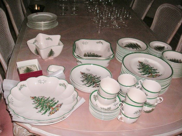 Spode Christmas Tree - large set