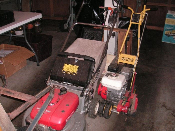 Honda self propelled mower & McLane edger