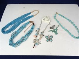 Bag of Turquoise Jewelry