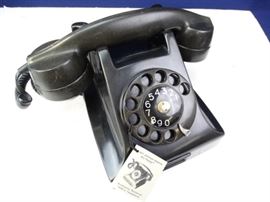 Fully Restored 40s Rotary Dial Phone