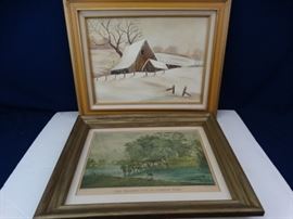 2 Farm  Barn Artwork