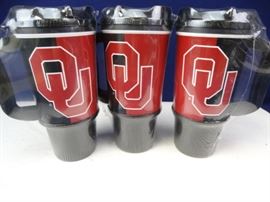 3 Collegiate Insulated Mugs  OU