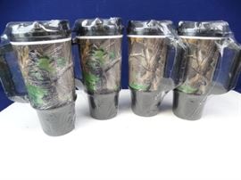 4 Camo Hunting Style Insulated Mugs