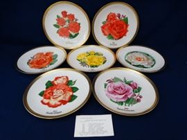 American Rose Society Award Plates