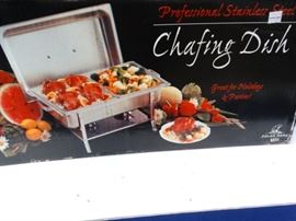 New in Box Stainless Chafing Dish