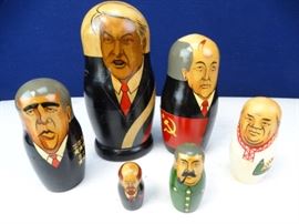 Russian Dictators Matryoshka Dolls