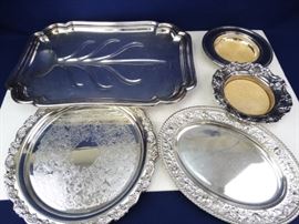 Silver Plated Serving Trays