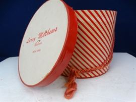 Vintage Round Hatbox