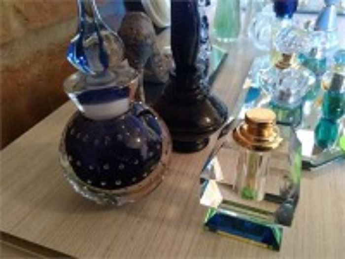 Bubble Glass Perfume Bottle
