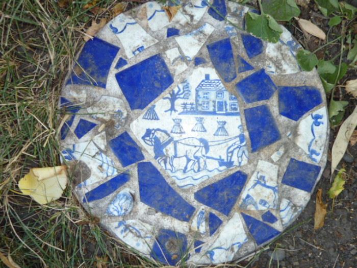 example only: mosaic stepping stone