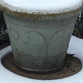 Large garden ceramic pot