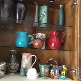 Collection of pottery