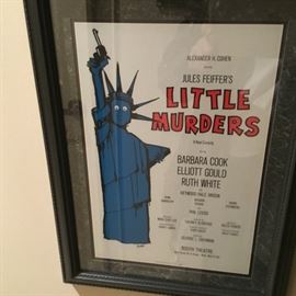 Broadway theater framed playbills 