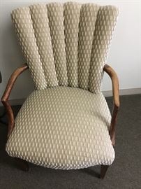 Antique chair professionally reupholstered 