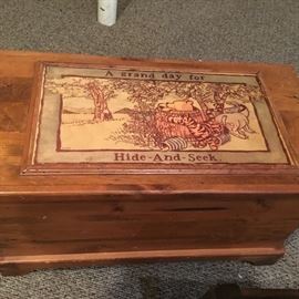 Winnie the Pooh toy chest 