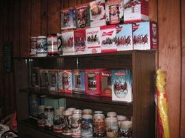 Budweiser Christmas mugs