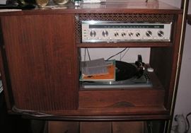 MCM stereo cabinet
