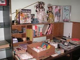 Office stuff, books, stamping, paper, etc