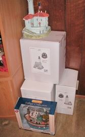 Lefton lighthouses - new in box