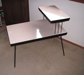 1950s formica lamp table
