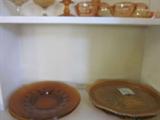 Carnival glass, depression glass
