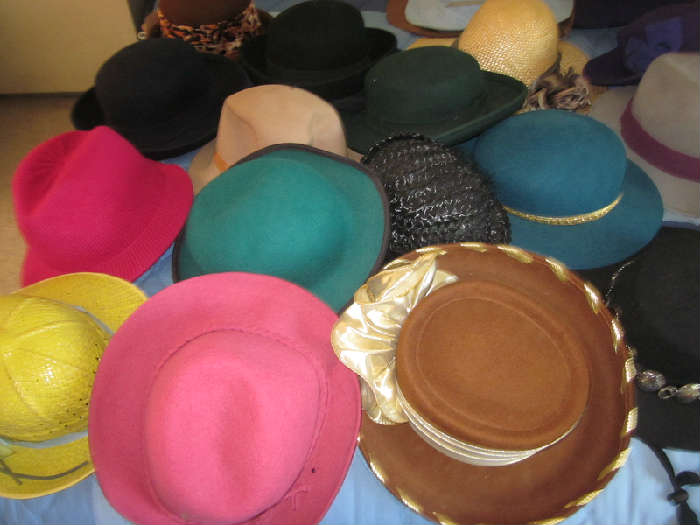 Hats, hats, hats all colors, women’s