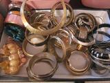 semi-precious stones, endless amount of costume jewelry, some vintage