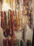 semi-precious stones, endless amount of costume jewelry, some vintage