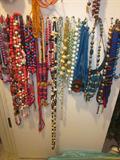 semi-precious stones, endless amount of costume jewelry, some vintage