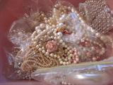 semi-precious stones, endless amount of costume jewelry, some vintage