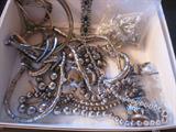 semi-precious stones, endless amount of costume jewelry, some vintage