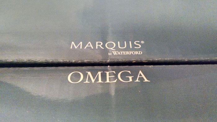 CLOSE-UP...MARQUIS by WATERFORD (OMEGA) ..BOXED