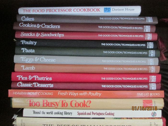 Many cook books!