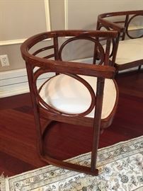 19. Josef Hoffman by Thonet Art Deco Bentwood Settee (50" x 21" x 30")